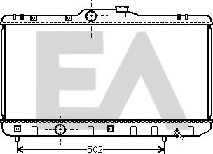 EACLIMA 31R71092 - Radiateur, refroidissement du moteur cwaw.fr