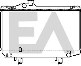 EACLIMA 31R71045 - Radiateur, refroidissement du moteur cwaw.fr