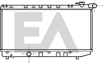 EACLIMA 31R71054 - Radiateur, refroidissement du moteur cwaw.fr