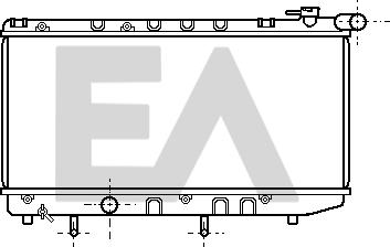 EACLIMA 31R71055 - Radiateur, refroidissement du moteur cwaw.fr