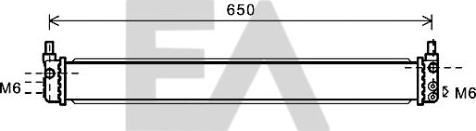 EACLIMA 31R71008 - Radiateur, refroidissement du moteur cwaw.fr