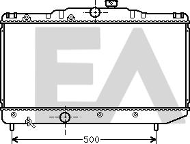 EACLIMA 31R71073 - Radiateur, refroidissement du moteur cwaw.fr