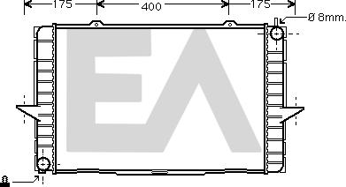 EACLIMA 31R78039 - Radiateur, refroidissement du moteur cwaw.fr