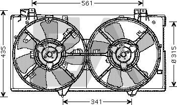 EACLIMA 33V52026 - Ventilateur, refroidissement du moteur cwaw.fr