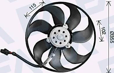 EACLIMA 33V02018 - Ventilateur, refroidissement du moteur cwaw.fr