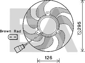 EACLIMA 33V77032 - Ventilateur, refroidissement du moteur cwaw.fr