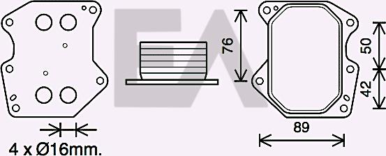 EACLIMA 37G55005 - Radiateur d'huile cwaw.fr