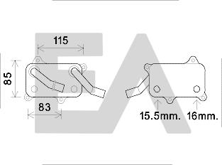 EACLIMA 37G50028 - Radiateur d'huile cwaw.fr