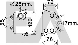 EACLIMA 37G77023 - Radiateur d'huile cwaw.fr