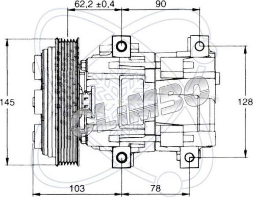 EACLIMA 20V1011 - Compresseur, climatisation cwaw.fr