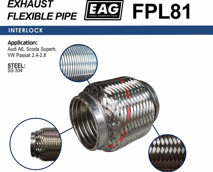 EAG FPL81 - Tuyau flexible, échappement cwaw.fr