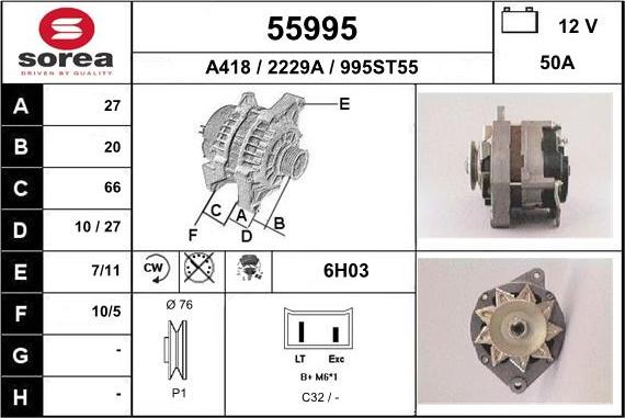 EAI 55995 - Alternateur cwaw.fr