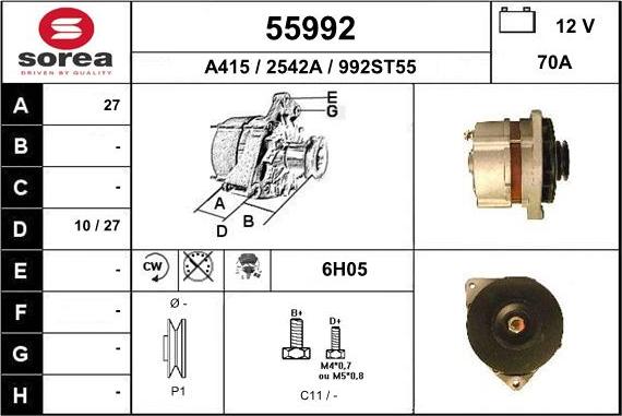 EAI 55992 - Alternateur cwaw.fr