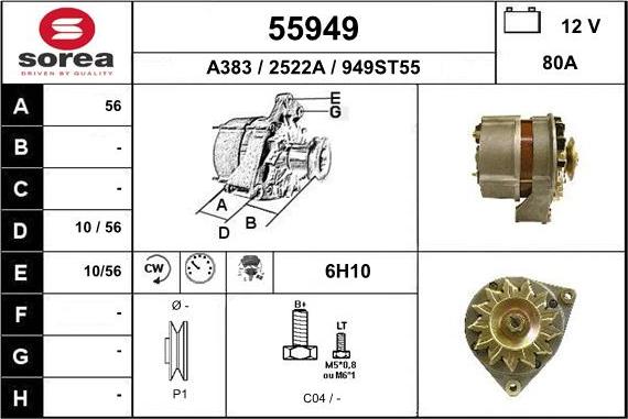 EAI 55949 - Alternateur cwaw.fr