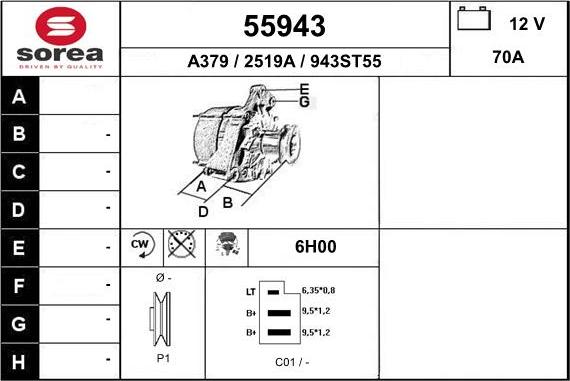 EAI 55943 - Alternateur cwaw.fr