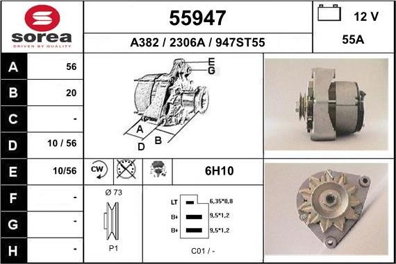 EAI 55947 - Alternateur cwaw.fr