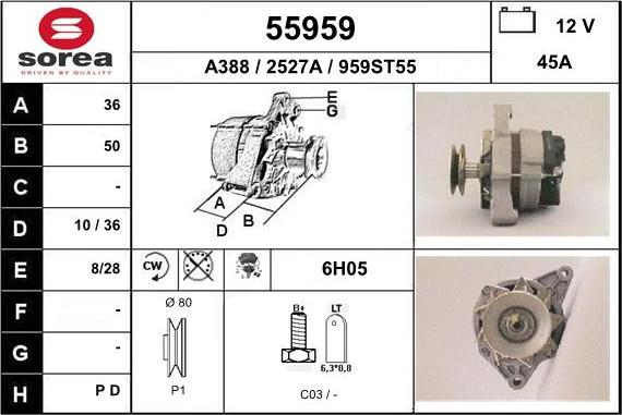 EAI 55959 - Alternateur cwaw.fr