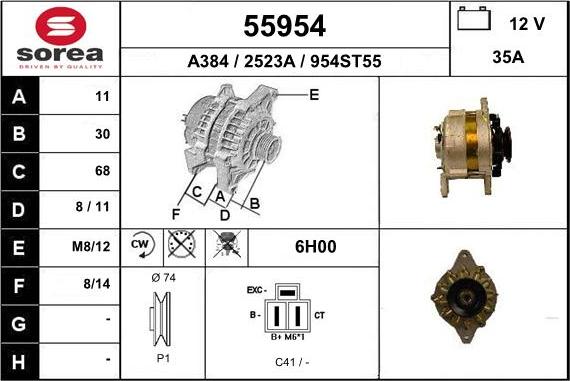 EAI 55954 - Alternateur cwaw.fr