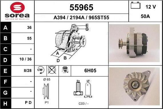 EAI 55965 - Alternateur cwaw.fr