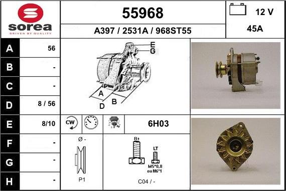 EAI 55968 - Alternateur cwaw.fr