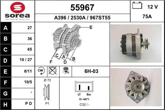 EAI 55967 - Alternateur cwaw.fr