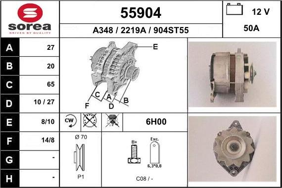 EAI 55904 - Alternateur cwaw.fr