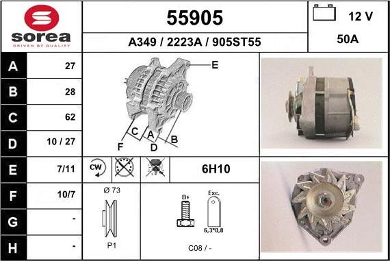 EAI 55905 - Alternateur cwaw.fr