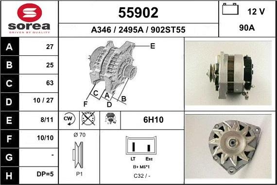 EAI 55902 - Alternateur cwaw.fr