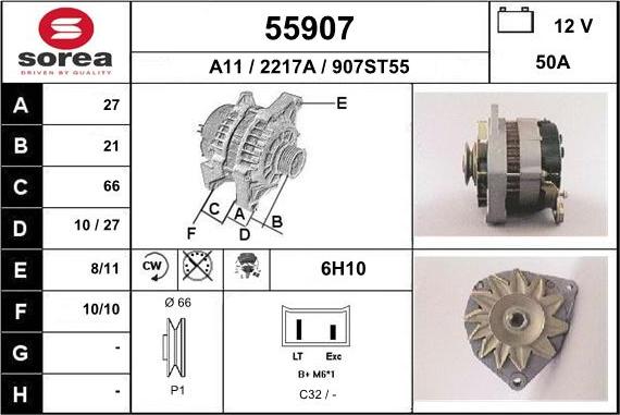 EAI 55907 - Alternateur cwaw.fr