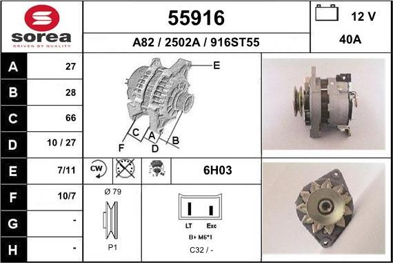 EAI 55916 - Alternateur cwaw.fr