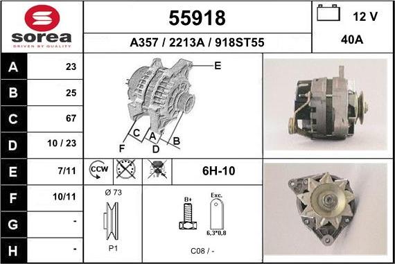 EAI 55918 - Alternateur cwaw.fr