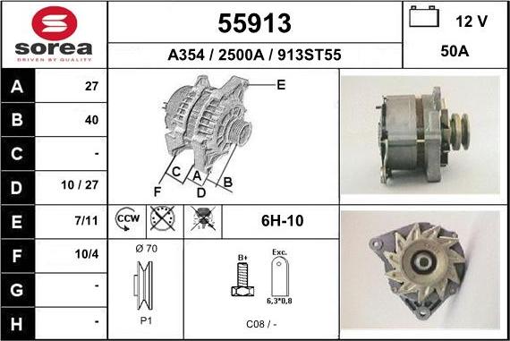 EAI 55913 - Alternateur cwaw.fr