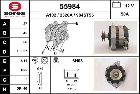 EAI 55984 - Alternateur cwaw.fr