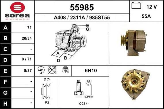 EAI 55985 - Alternateur cwaw.fr