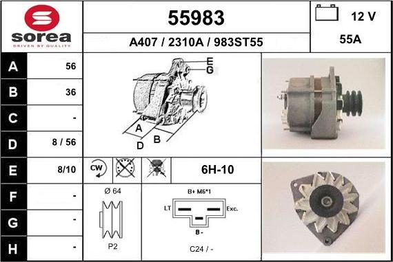 EAI 55983 - Alternateur cwaw.fr