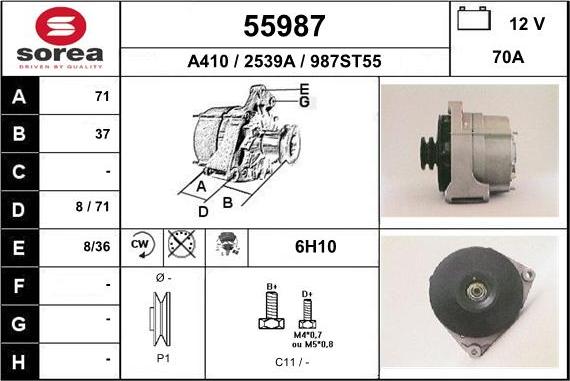 EAI 55987 - Alternateur cwaw.fr