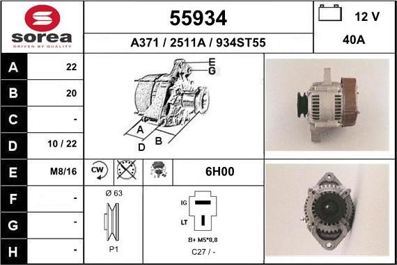 EAI 55934 - Alternateur cwaw.fr