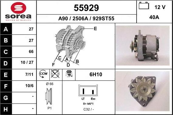 EAI 55929 - Alternateur cwaw.fr