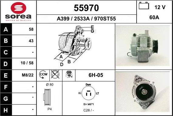 EAI 55970 - Alternateur cwaw.fr