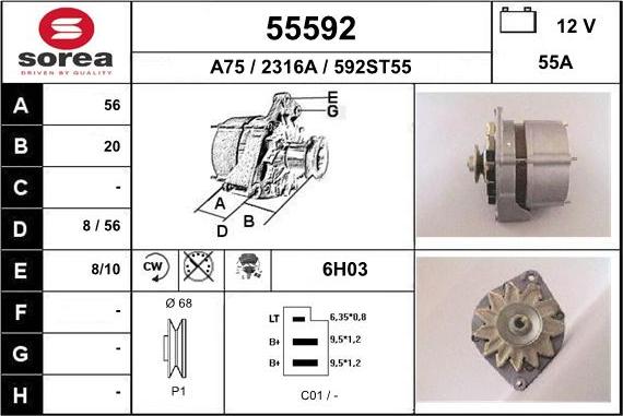 EAI 55592 - Alternateur cwaw.fr