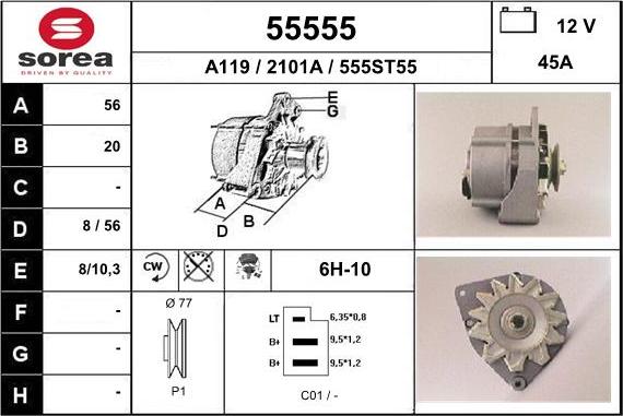 EAI 55555 - Alternateur cwaw.fr