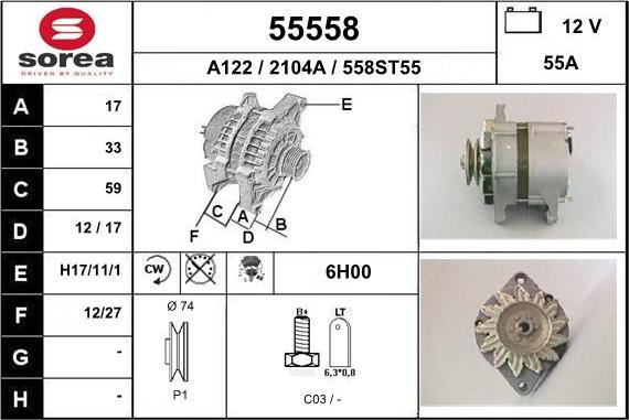 EAI 55558 - Alternateur cwaw.fr