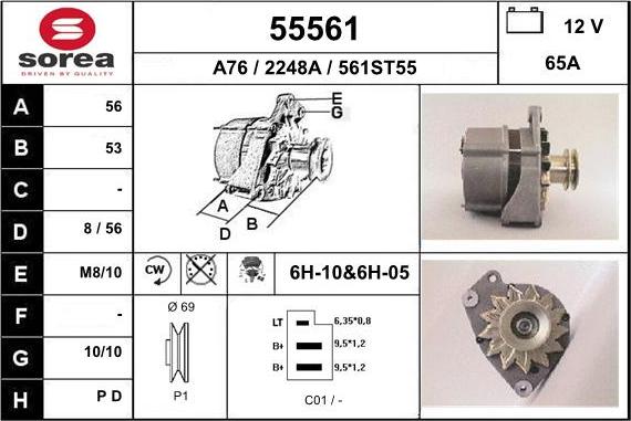 EAI 55561 - Alternateur cwaw.fr