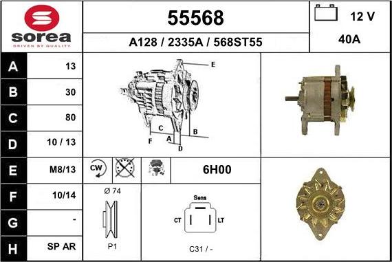 EAI 55568 - Alternateur cwaw.fr