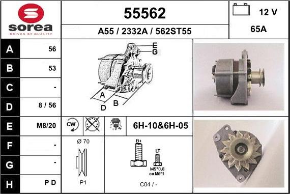 EAI 55562 - Alternateur cwaw.fr