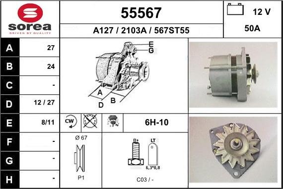 EAI 55567 - Alternateur cwaw.fr