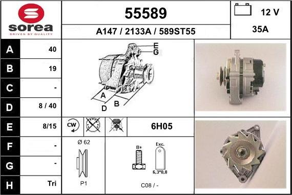 EAI 55589 - Alternateur cwaw.fr