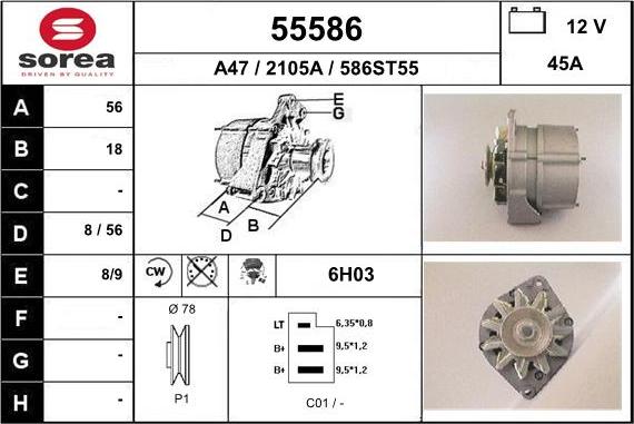 EAI 55586 - Alternateur cwaw.fr