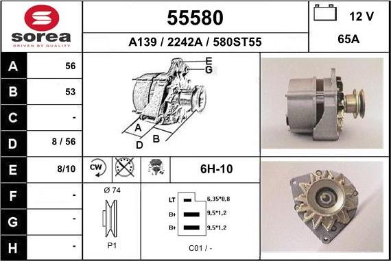 EAI 55580 - Alternateur cwaw.fr