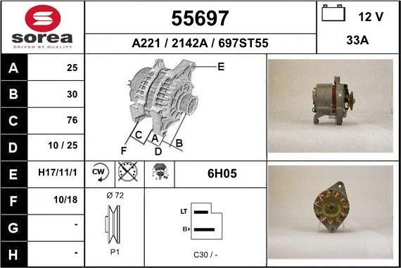 EAI 55697 - Alternateur cwaw.fr